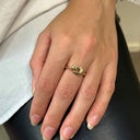 8 karat guld ring med knude