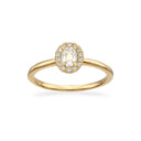 Diana ring roset 0,28 H-W/SI 14 kt