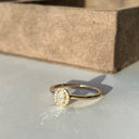 Diana ring roset 0,28 H-W/SI 14 kt