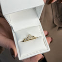 Diana ring roset 0,28 H-W/SI 14 kt