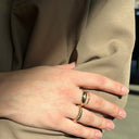 Bred snoet 8 karat guld ring