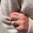 Bred snoet 8 karat guld ring