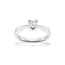 Kleopatra ring 0,35 H-W/SI 8 karat hvidguld
