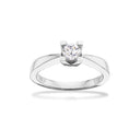 *Kleopatra ring 0,40 H-W/SI 8 kt