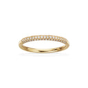 Dazzling ring 0,21 H-W/SI 14 kt.