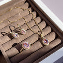 Diana ring roset 0,16 H-W/SI-morganit 14 kt
