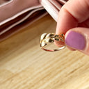Ring blad 8 karat.