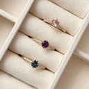 Ring London blue topas +0,09 H-W/SI 14 kt