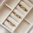 Ring cubic zir. rd/hv 8 kt
