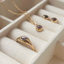 Ring ametyst 8 karat.