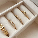 Ring blad 8 kt.