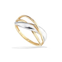 8 karat guld ring  2 ferskvandsperler