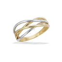 8 karat guld ring  2 ferskvandsperle