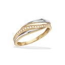 Ring  cubic zir. 2 fv. 8 karat