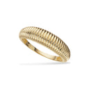 8 karat guld ring med riller
