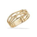 Ring cubic zir.  8 karat guld