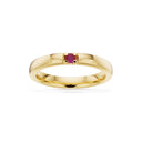Grace Ring 14 kt. rd. 1x0,07 rubin
