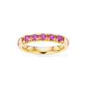 Grace Ring 14 kt .rd. 5x0,07 pink safir