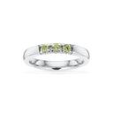 Grace Ring 14 kt. hv. 3x0,07 peridot