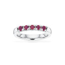 Grace Ring 14 kt. hv. 5x0,07 rubin