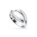 Snoet sølv ring