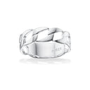 Ring panzer sølv kæde
