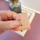 SoHo ring rainbow cubic zikornia sølv fg.