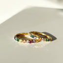 SoHo ring rainbow cubic zir. sølv fg
