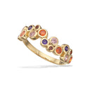 SoHo ring multicolor cubic zir sølv fg.