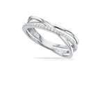 SoHo ring cubic zir. sølv rhodineret
