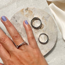 SoHo ring cubic zir. sølv rhodineret
