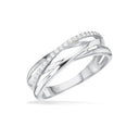 SoHo ring cubic zir. sølv rhod.
