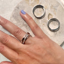 SoHo ring cubic zir. sølv rhod.