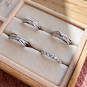 SoHo ring cubic zir. sølv rhod.