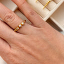 SoHo ring kugler cubic zir. sølv fg.