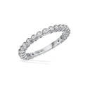 SoHo ring zirkonia sølv rh.