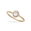 *SoHo ring roset cubic zir. sølv fg.
