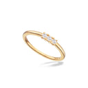 Kleopatra alliancering 3x0,04 H-W/SI 14 karat guld