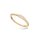 Kleopatra alliancering 3x0,04 H-W/SI 14 karat guld