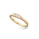 Kleopatra alliancering 3x0,08 H-W/SI 14 karat guld