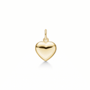 14 kt guld vedhæng hjerte - 8,5 x 8 mm