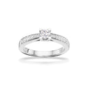 Queen ring 0,33 H-W/SI 14 kt