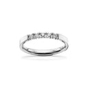 Grace Ring 9 kt. hv. 5x0,04 H-W/SI