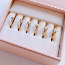 Prinsesse ring 0,05 H-W/VVS 14 kt