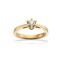 Prinsesse ring 0,20 H-W/VVS 14 kt