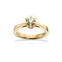 Prinsesse ring 0,25 H-W/VVS 14 kt