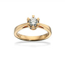 Prinsesse ring 0,40 H-W/VVS 14 kt