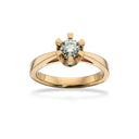 Prinsesse ring 0,45 H-W/VVS 14 kt