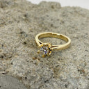 Prinsesse ring 0,45 H-W/VVS 14 kt
