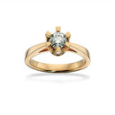 Prinsesse ring 0,50 H-W/VVS 14 kt